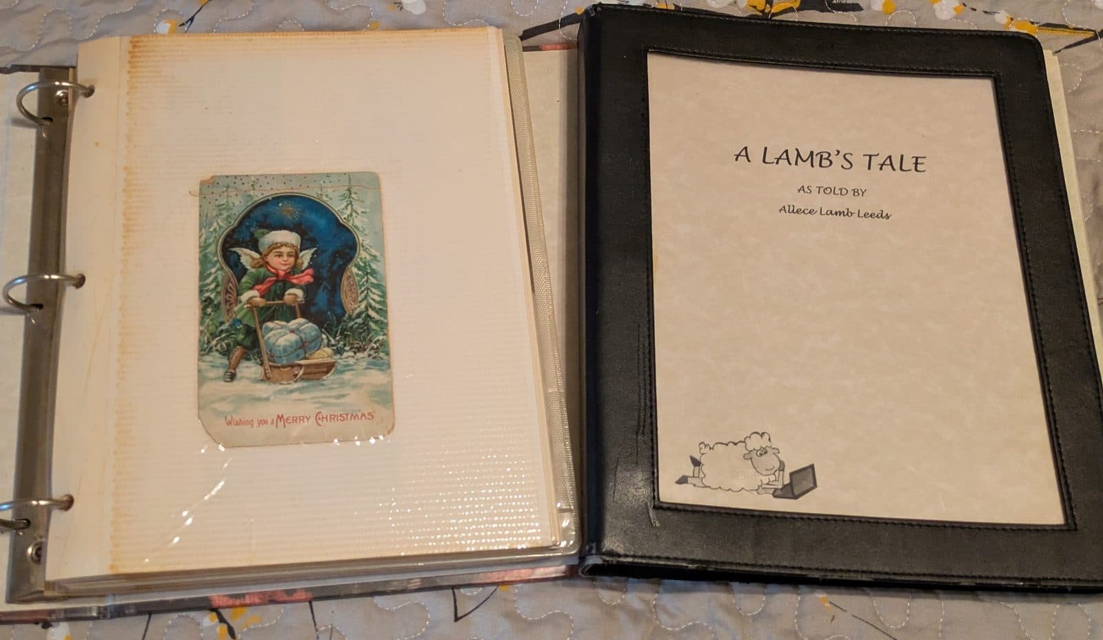 Personalized photo genealogy album and Mom's biography